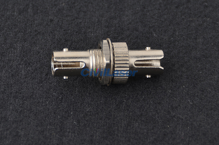 ST Optical Fiber Coupler Connector Singal Mode Flange Plate